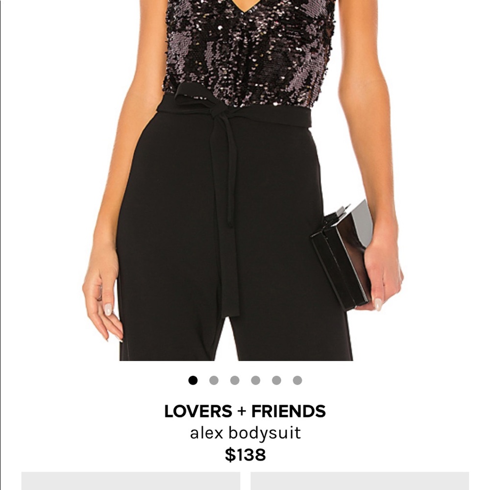 Lovers & Friends sequins bodysuit